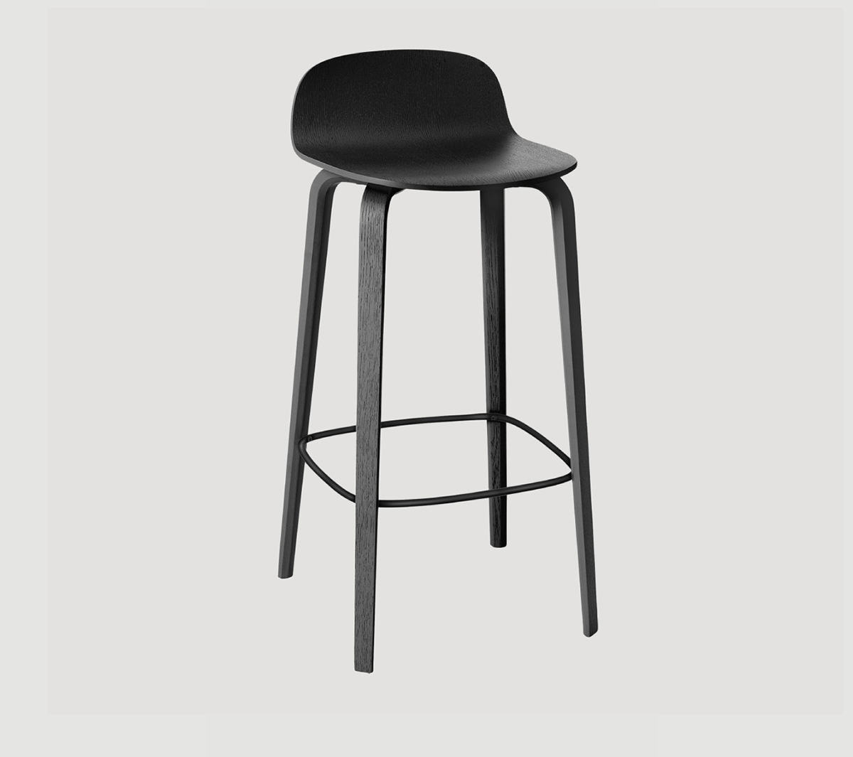 Muuto - Visu Bar Stool Nero - Taninihome.com