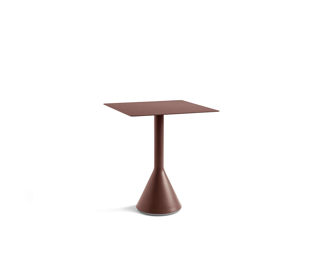 Hay - Palissade Cone Table Quadrato Rosso - Taninihome.com