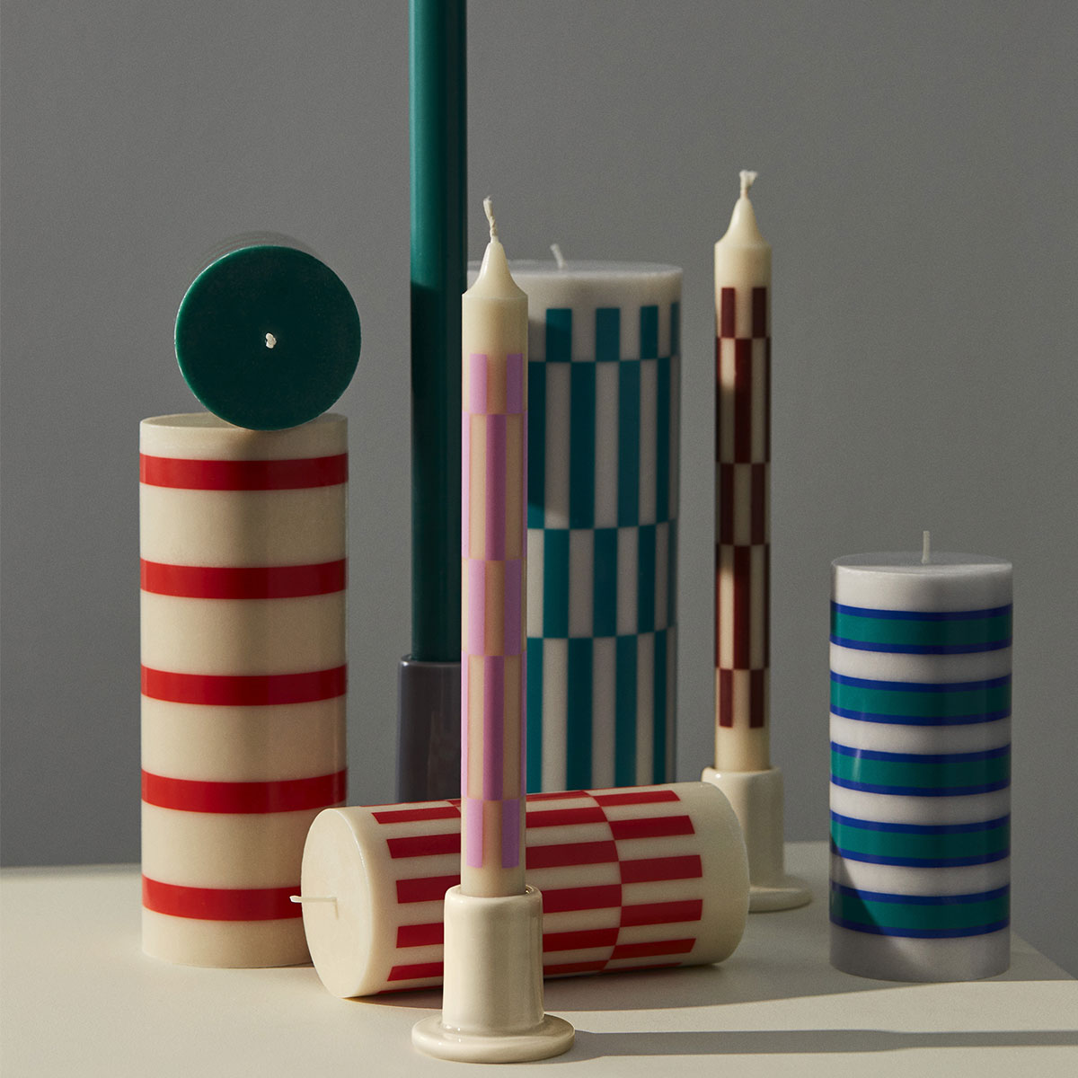  Accessori living  - Pattern Candle - Taninihome.com