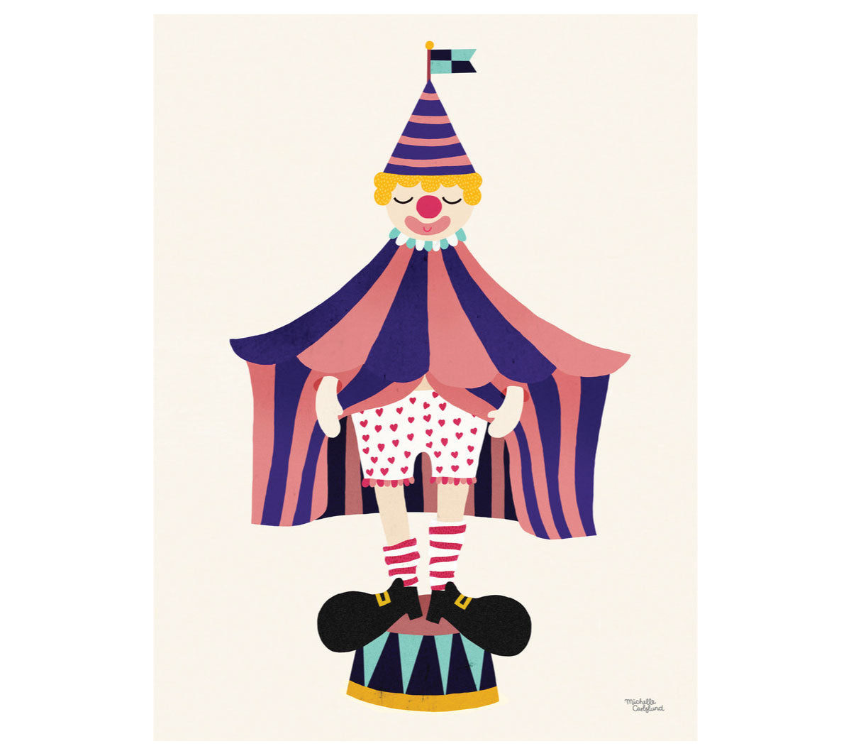 Michelle Carlslund - The Clown - poster - Taninihome.com