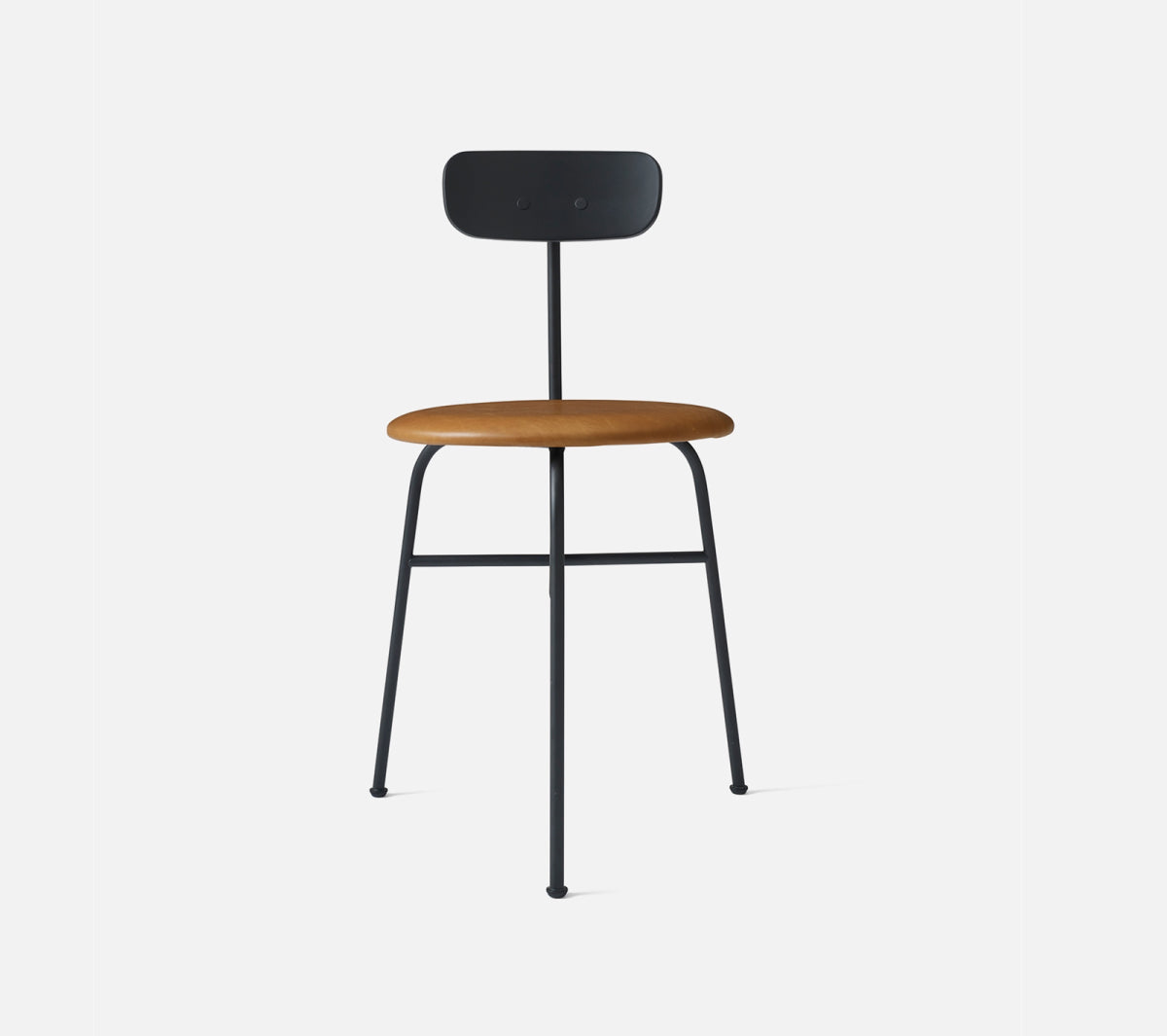  Sedie  - Afteroom Dining Chair 3 Black/Cognac - Taninihome.com