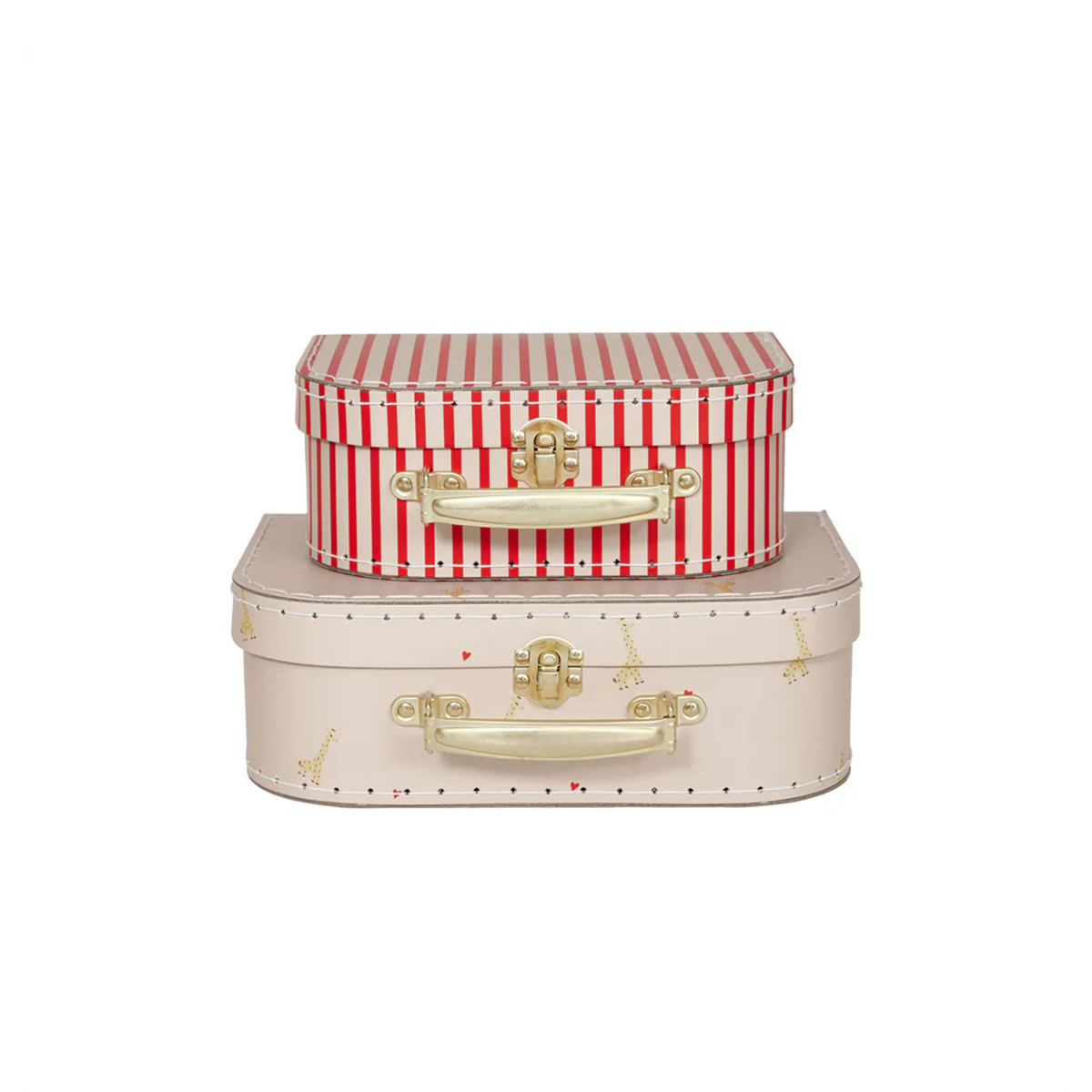  Accessori cameretta  - Mini Suitcase Giraffe & Stripe - Taninihome.com