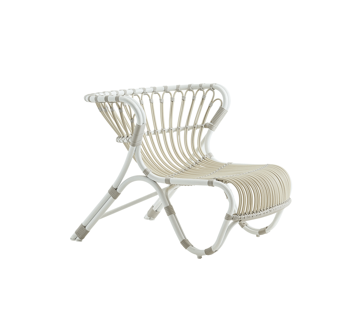 Sika Design - Fox Lounge Chair Bianco - Taninihome.com