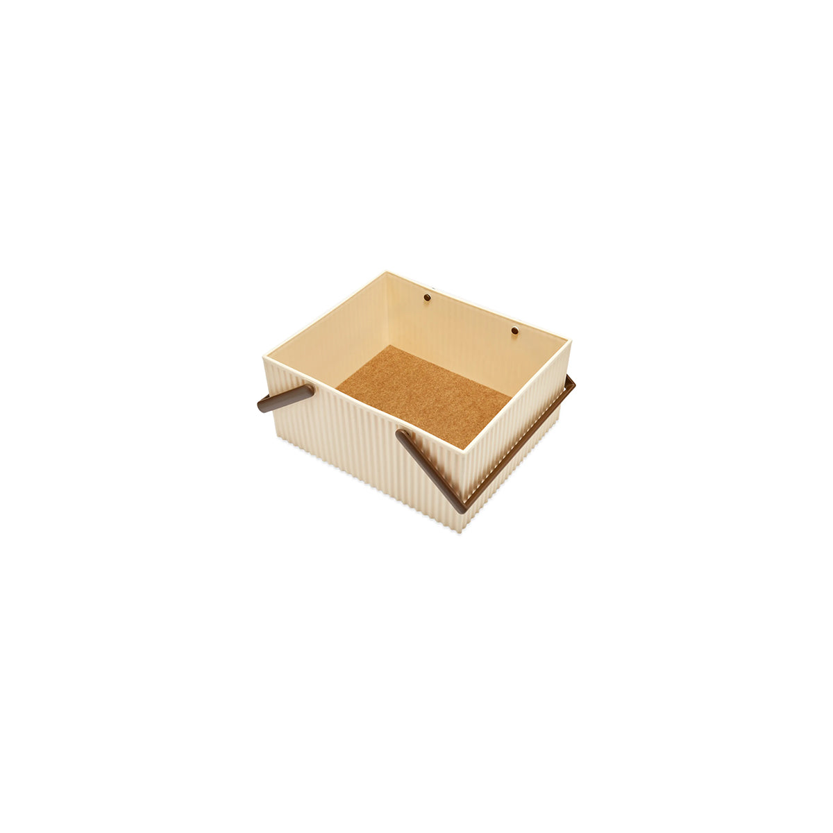 Hachiman - Omnioffre Storage box 26,8x24,8xH12,5cm Beige - Taninihome.com