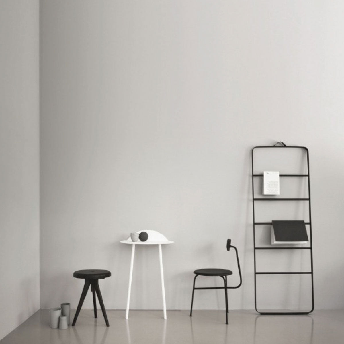  Porta asciugamani  - Towel Ladder, Black/Dark Ash - Taninihome.com