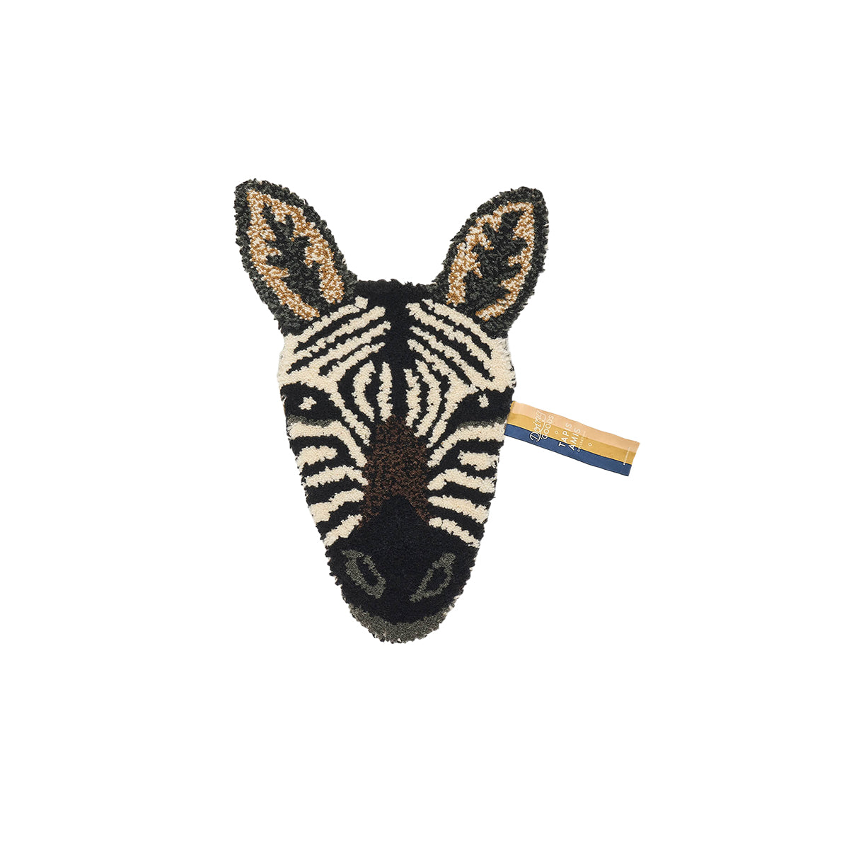 Doing Goods - Stripey Zebra head rug - Taninihome.com