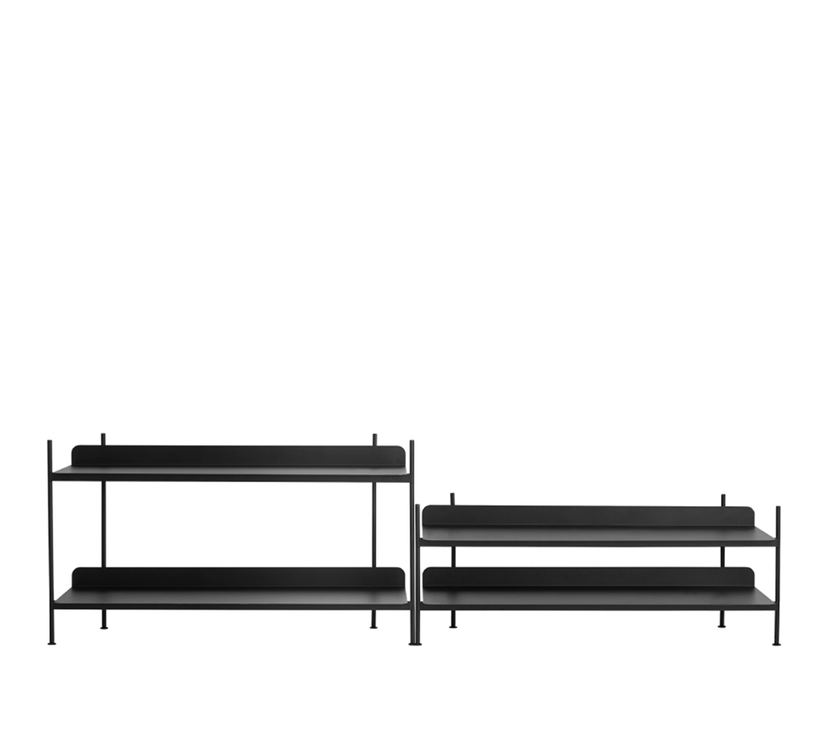 Muuto - Compile 241xH67,5 cm Nero - Taninihome.com