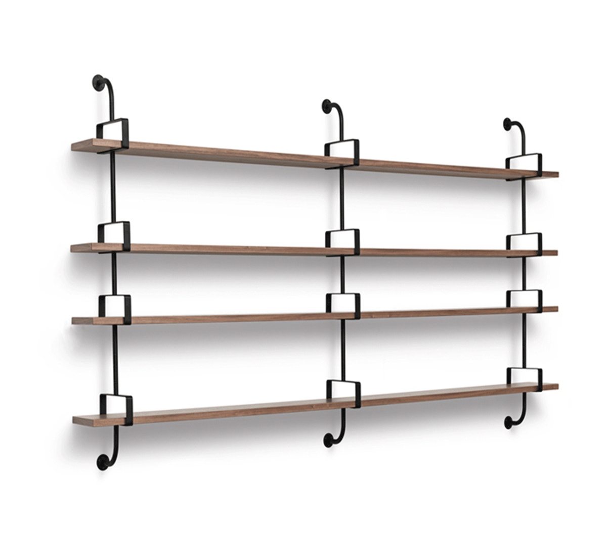 Gubi - Démon Shelf L.215 cm Marrone Scuro - Taninihome.com