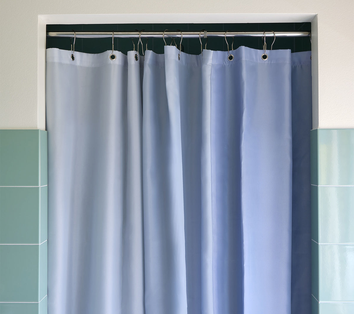  Accessori bagno  - Acquarelle showercurtain vertical ice blue - Taninihome.com