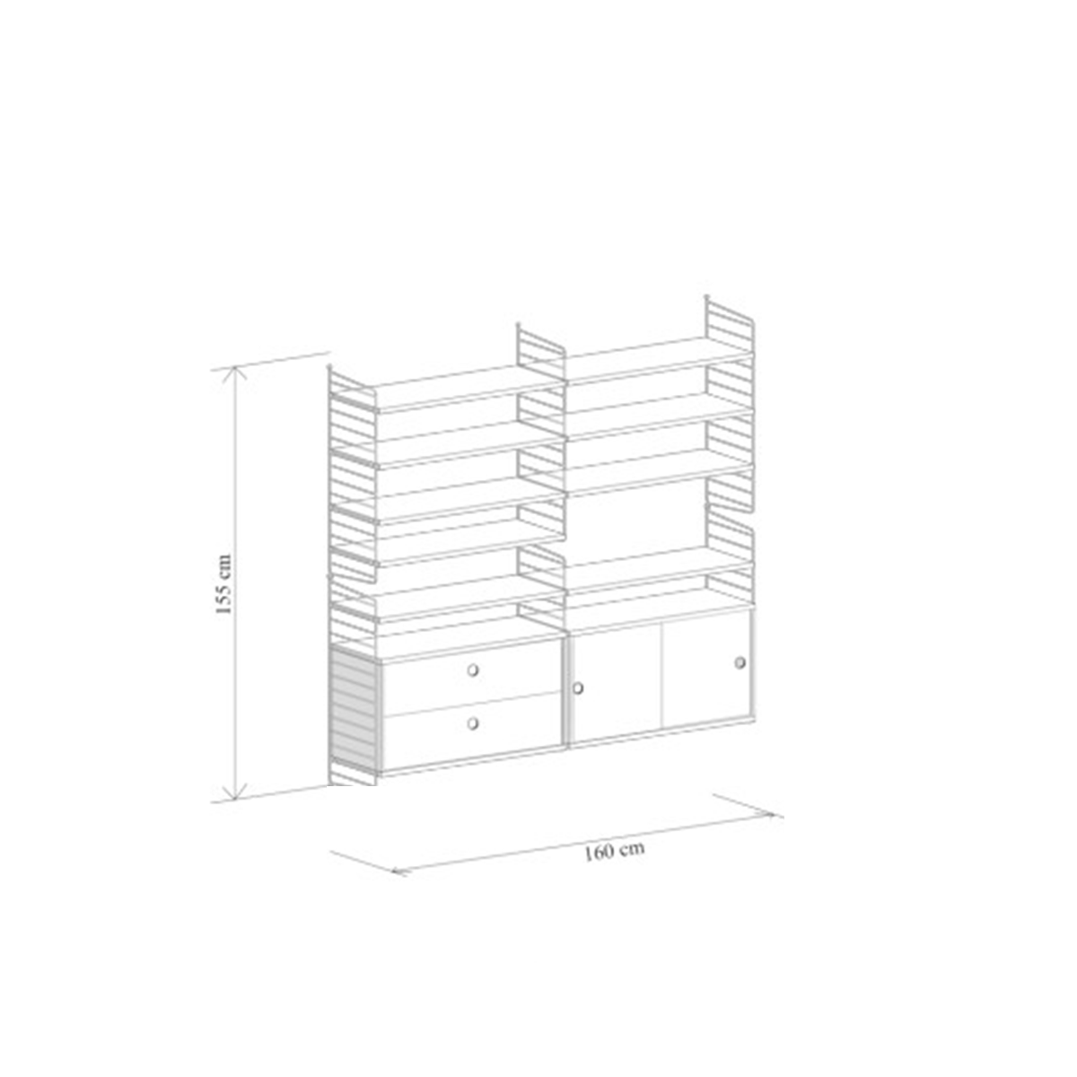  Librerie e sistemi  - Composizione Office - Taninihome.com