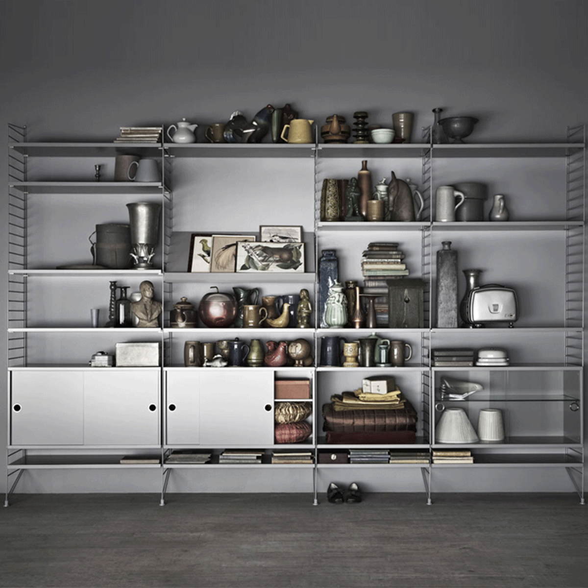  Librerie e sistemi  - Composizione Grey - Taninihome.com