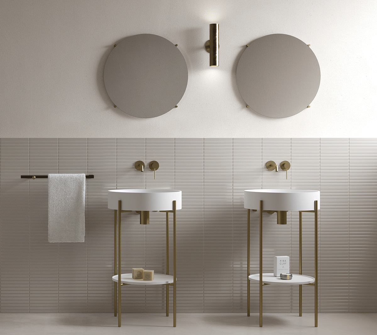  Specchi bagno  - Stand Oval - Taninihome.com