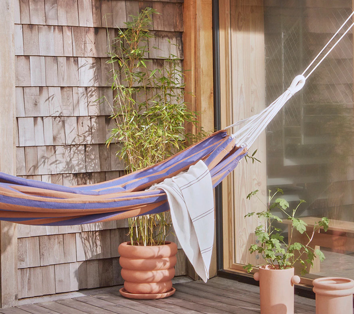  Accessori outdoor  - Outdoor Kyoto Hammock caramel/blue - Taninihome.com