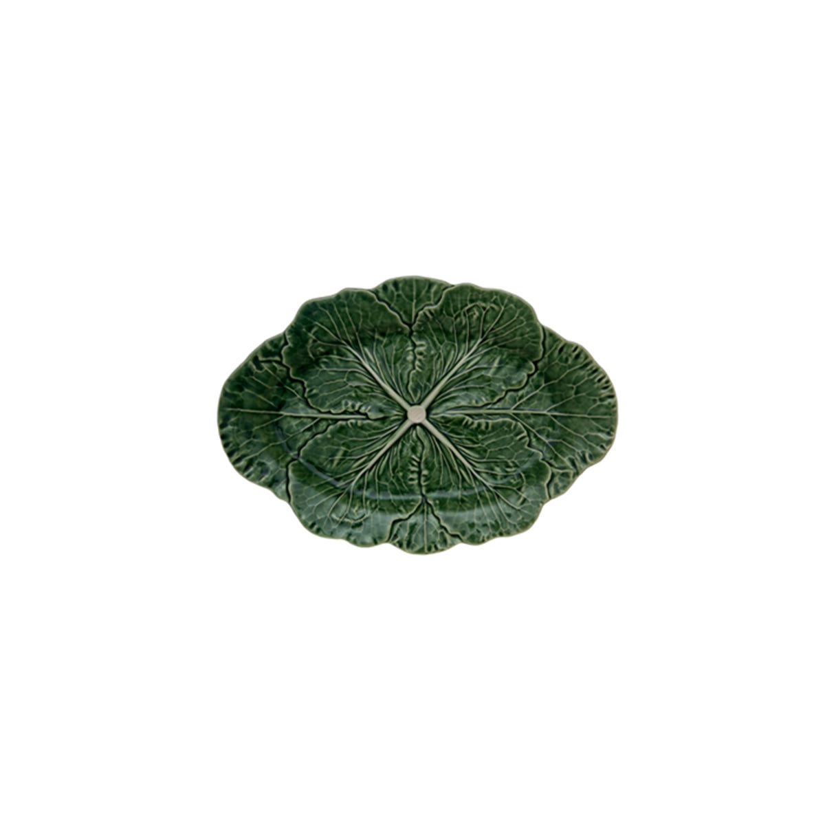 Bordallo Pinheiro - Oval Platter 32x43xH3 cm Verde - Taninihome.com