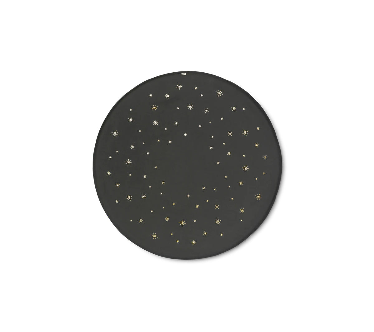 Ferm Living - Star Christmas Tree Blanket Dark Green/Dull Gold - Taninihome.com