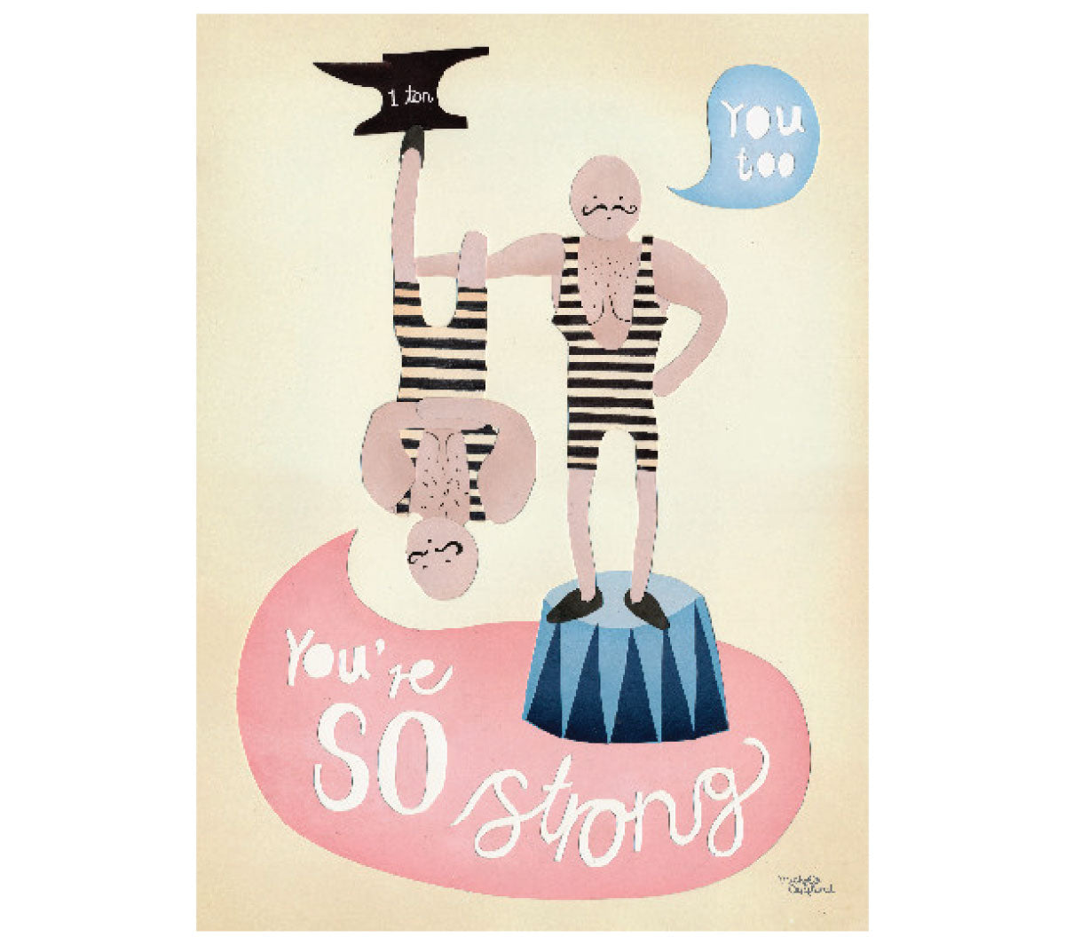 Michelle Carlslund - You're So Strong - big poster - Taninihome.com