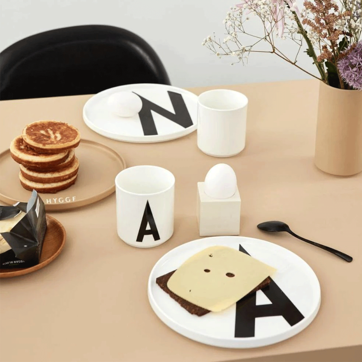 Design Letters - Personal Porcelain Plate - Taninihome.com