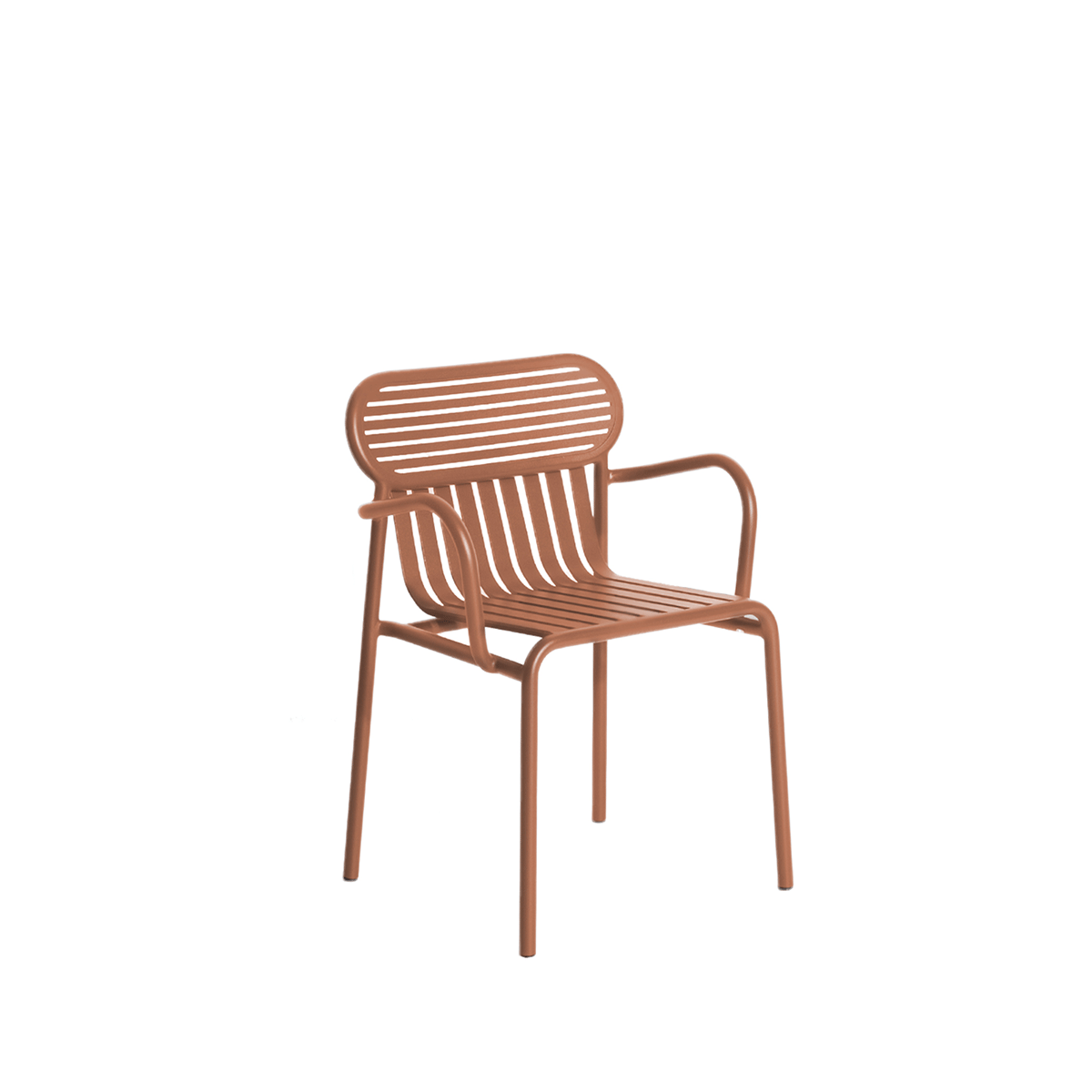 Petite Friture - Week-End chair with armrest Arancione - Taninihome.com