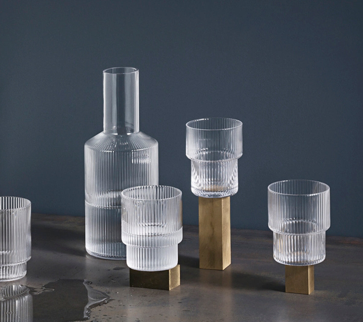 Ferm Living - Ripple Glasses - Taninihome.com