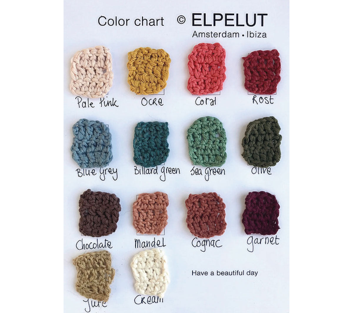 Elpelut - Fishermanslamp Multicolor Ocre/Mandel/Cognac 6-rings - Taninihome.com