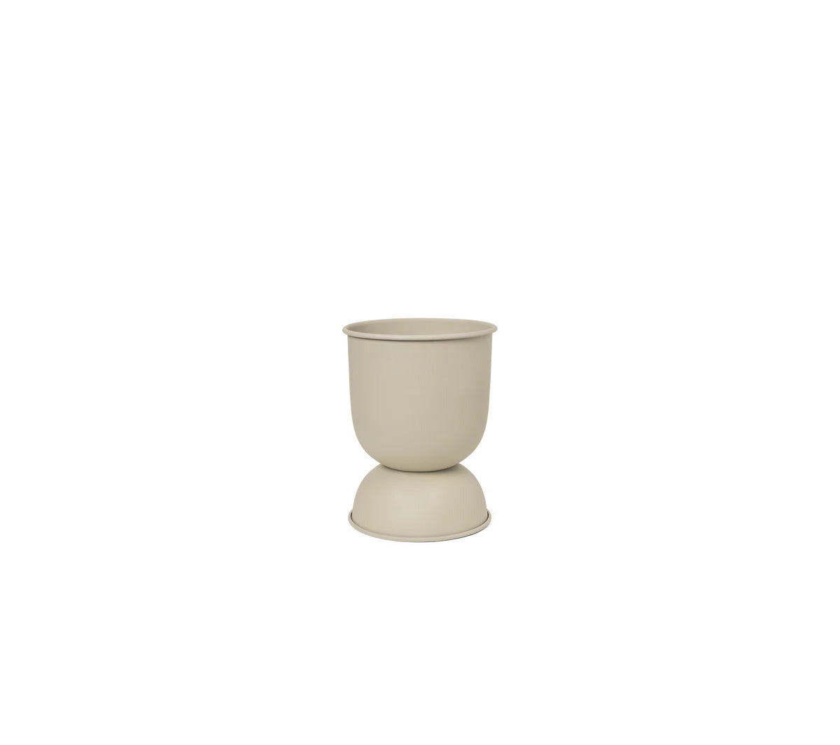  Accessori outdoor  - Hourglass Pot - Extra Small - Cashmere - Taninihome.com