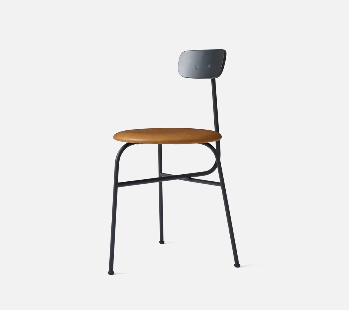  Sedie  - Afteroom Dining Chair 3 Black/Cognac - Taninihome.com