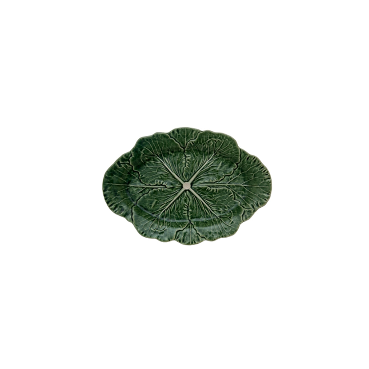 Bordallo Pinheiro - Oval Platter 26x375xH35cm Verde - Taninihome.com