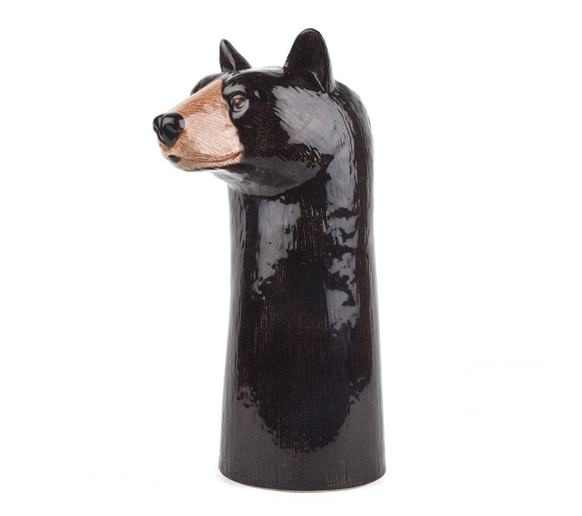 Quail Ceramics - Black Bear Flower Vase large - Taninihome.com