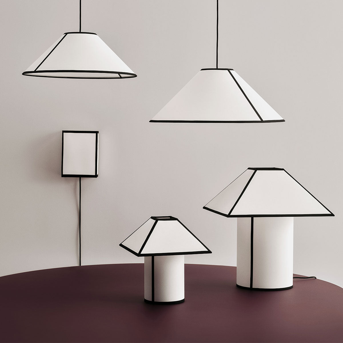 Hay - Ava Pyramid Table Lamp 450 - Taninihome.com