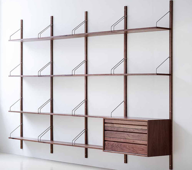  Librerie e sistemi  - Royal System Walnut - Taninihome.com