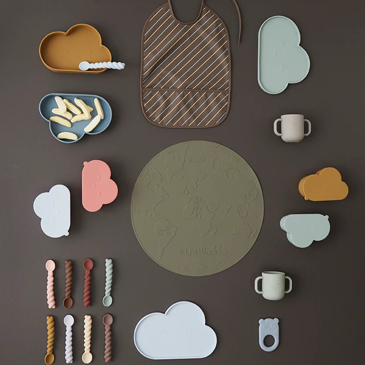  Accessori cameretta  - Chloe Cloud Plate & Bowl - Taninihome.com