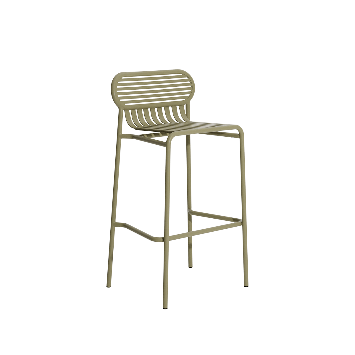 Petite Friture - Week-End barstool Verde Oliva - Taninihome.com