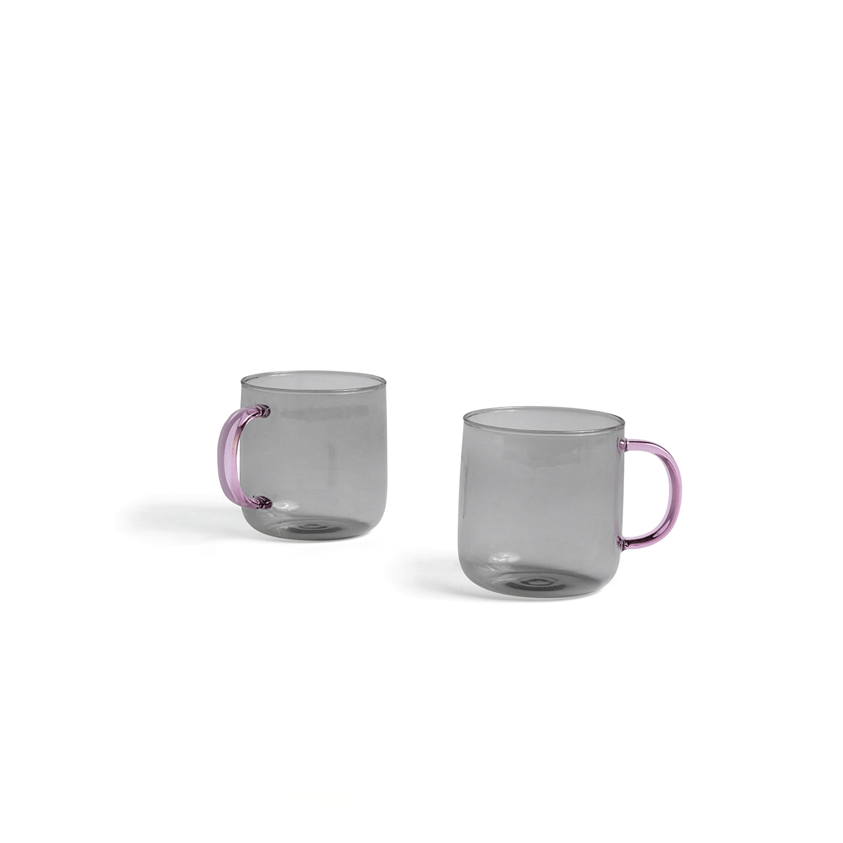 Hay - Borosilicate Mug Set of 2 Grigio chiaro - Taninihome.com