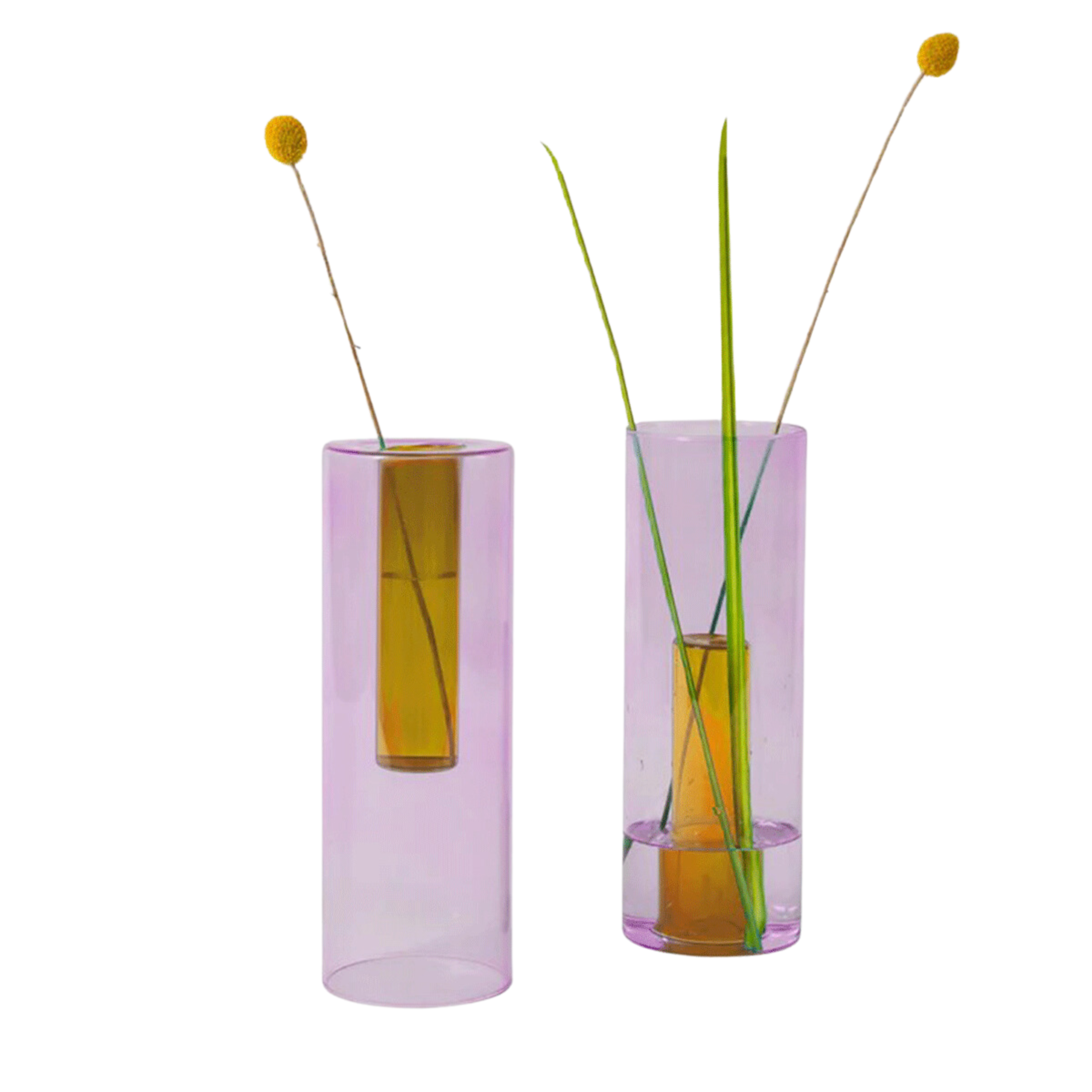 Reversible Glass Vase