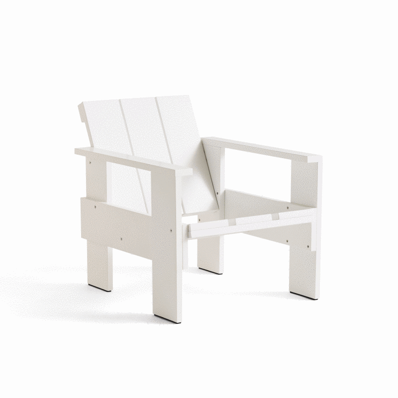 Hay - Crate Lounge Chair Bianco - Taninihome.com
