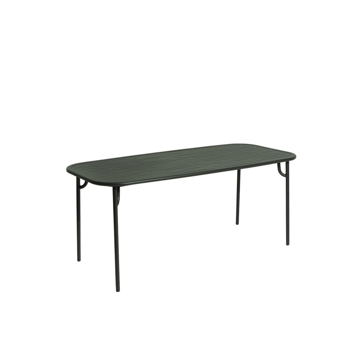 Petite Friture - Week-End dining table Medium Verde Scuro - Taninihome.com