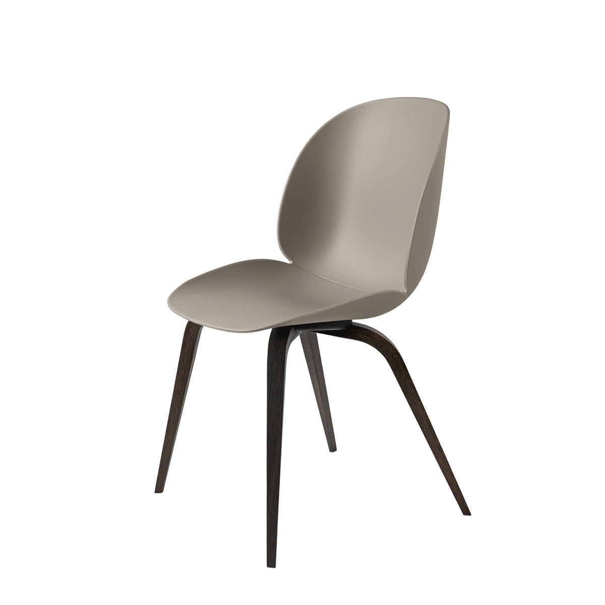 Gubi - Beetle Dining Chair Wood Beige Rovere affumicato - Taninihome.com