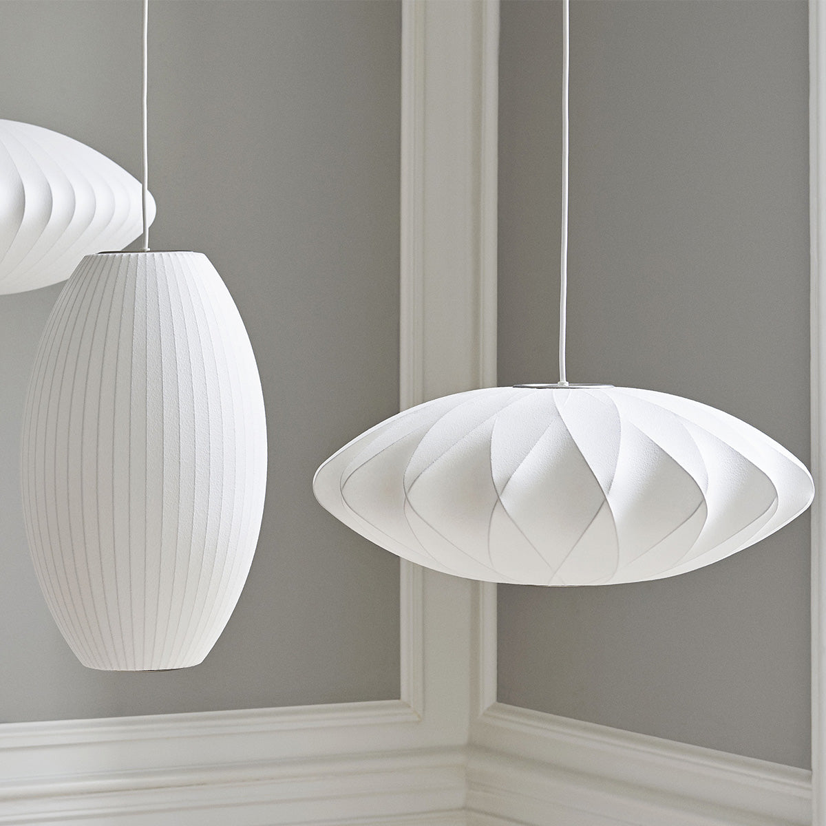  Lampade a sospensione  - Nelson Saucer Crisscross Bubble Pendant - Taninihome.com