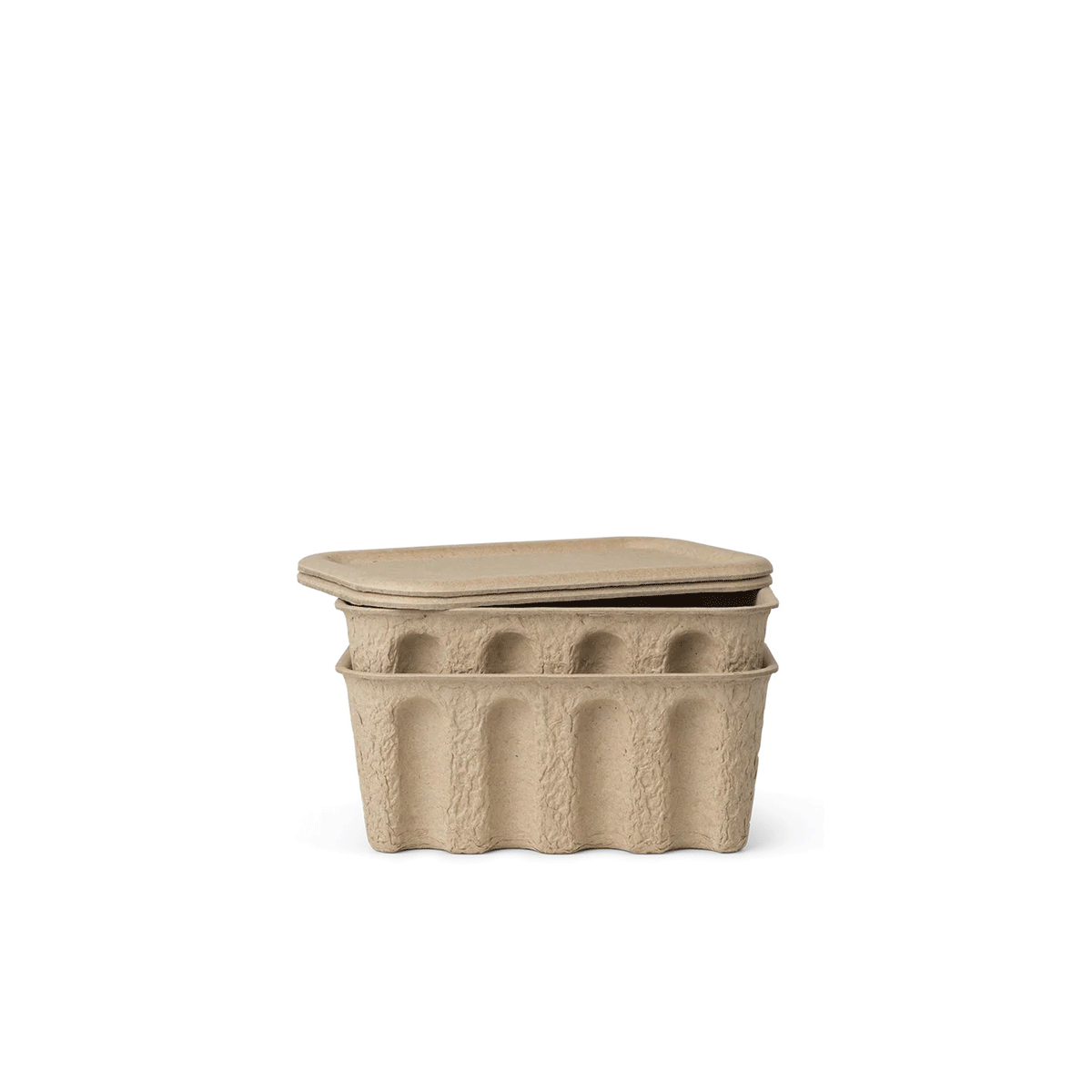 Ferm Living - Paper Pulp Box - Set of 2 - Taninihome.com