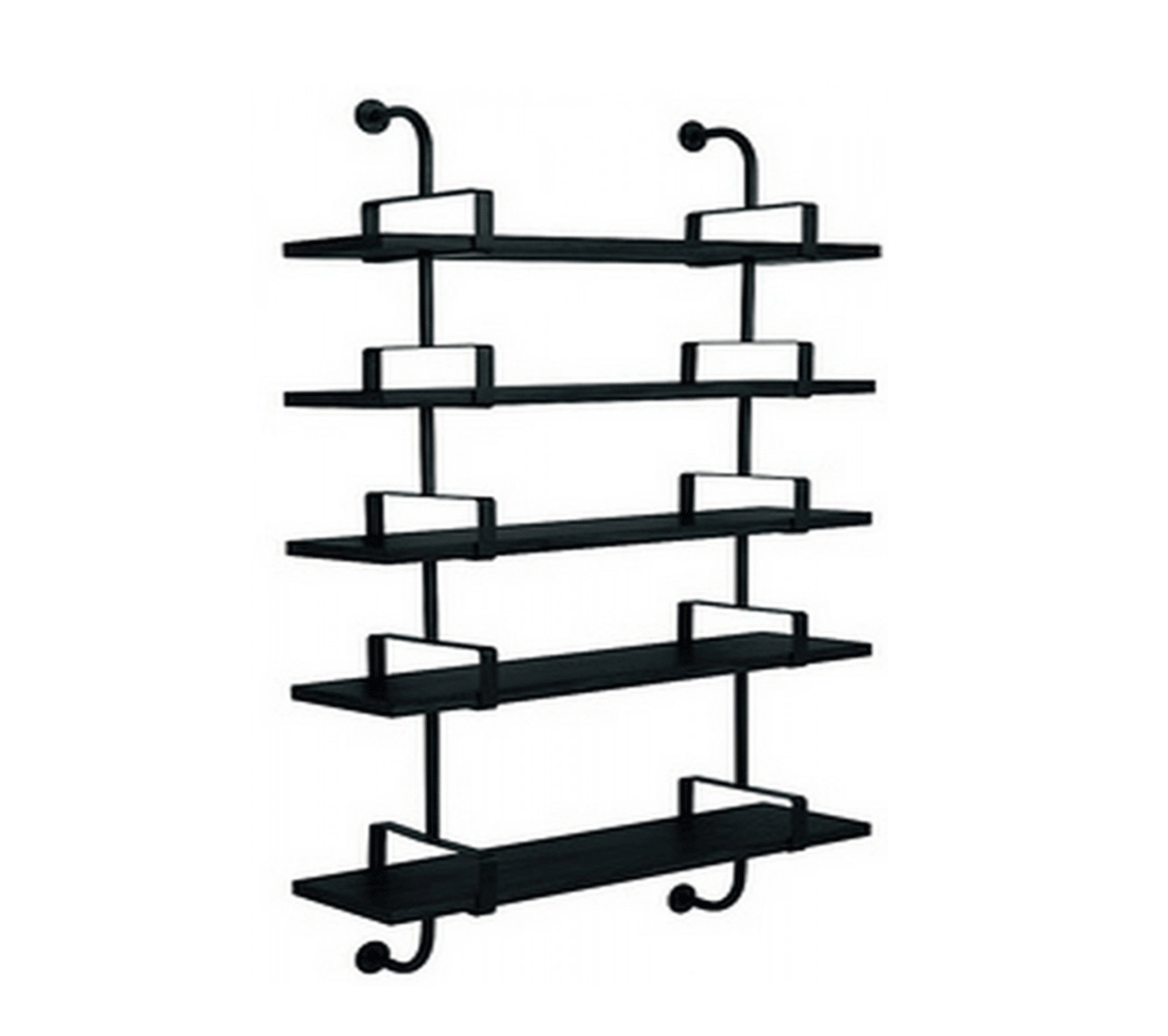 Gubi - Démon Shelf L.155 cm 5 mensole Nero - Taninihome.com