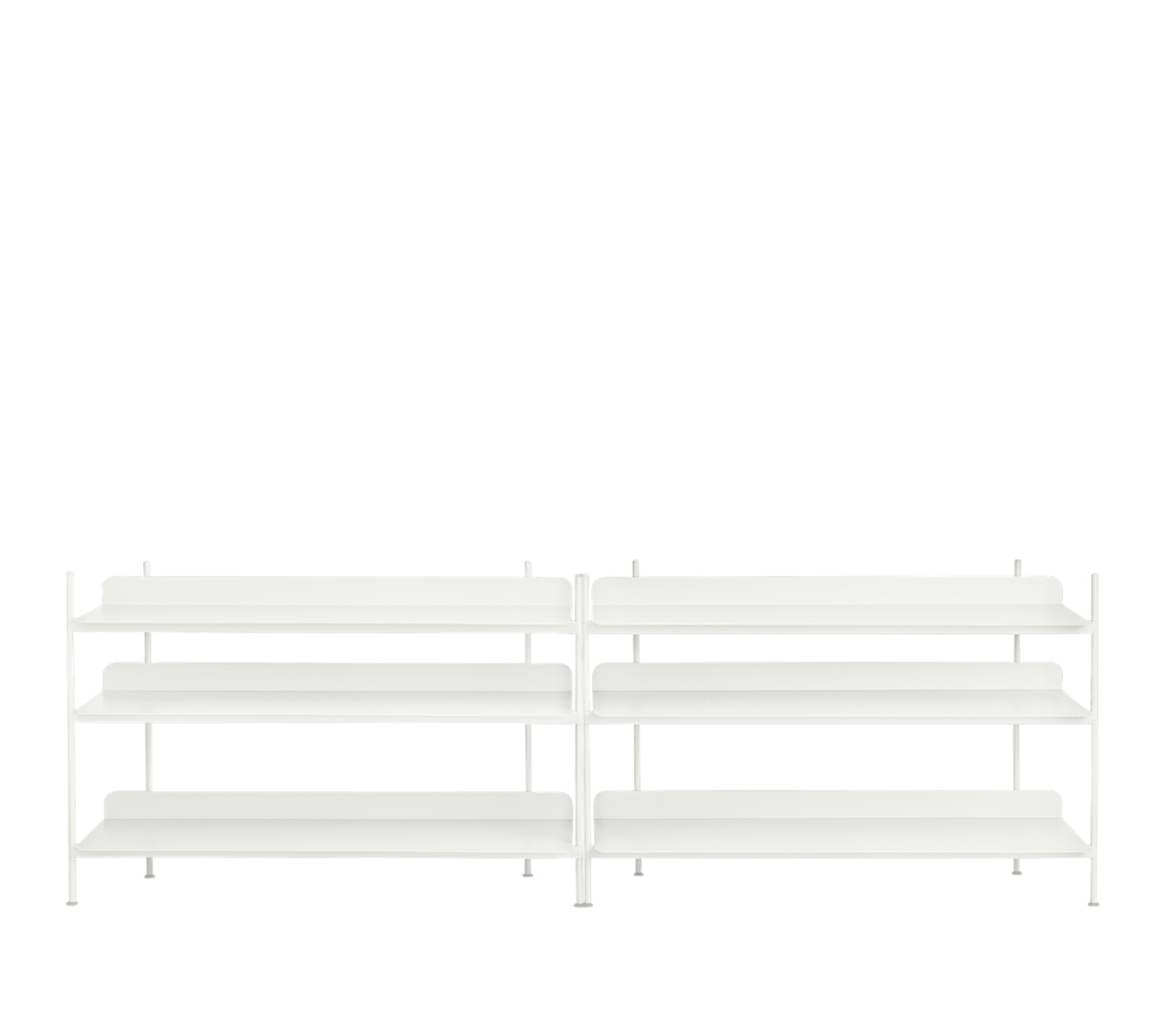 Muuto - Compile 241xH78 cm Bianco - Taninihome.com