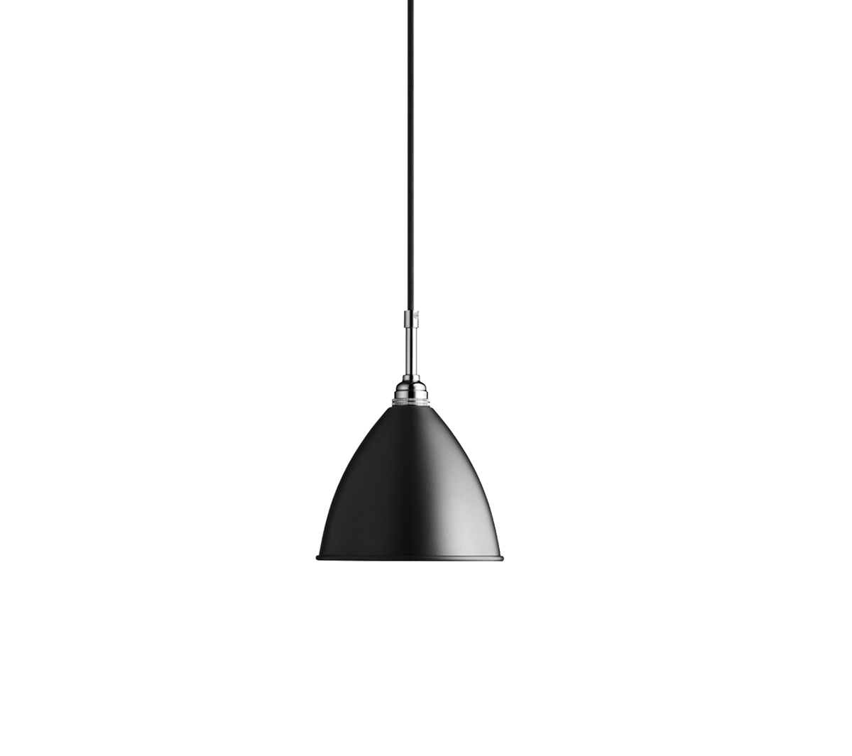 Gubi - Bestlite BL9 Pendant S: Ø16 cm Nero-Cromo - Taninihome.com