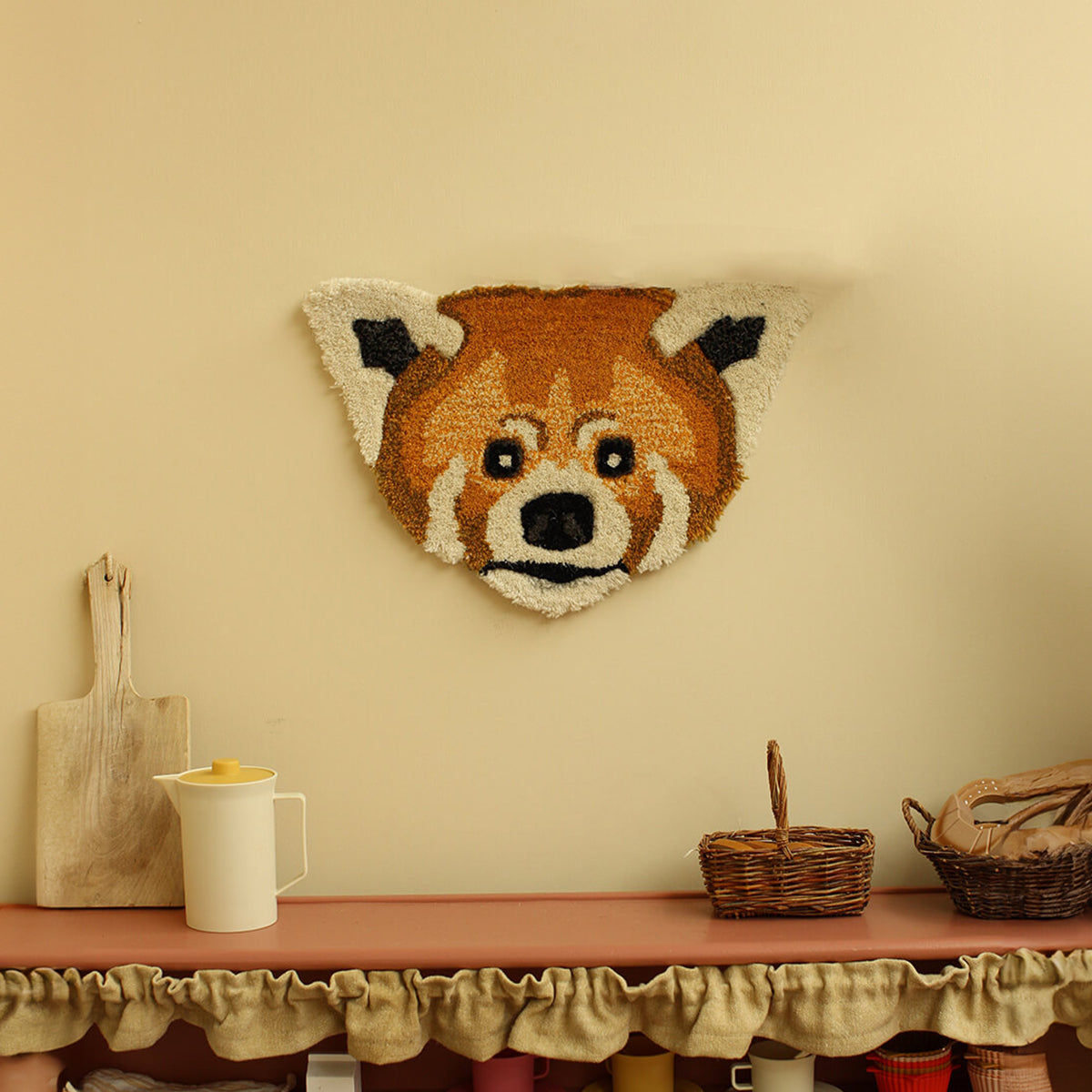 Doing Goods - Perky panda head rug - Taninihome.com