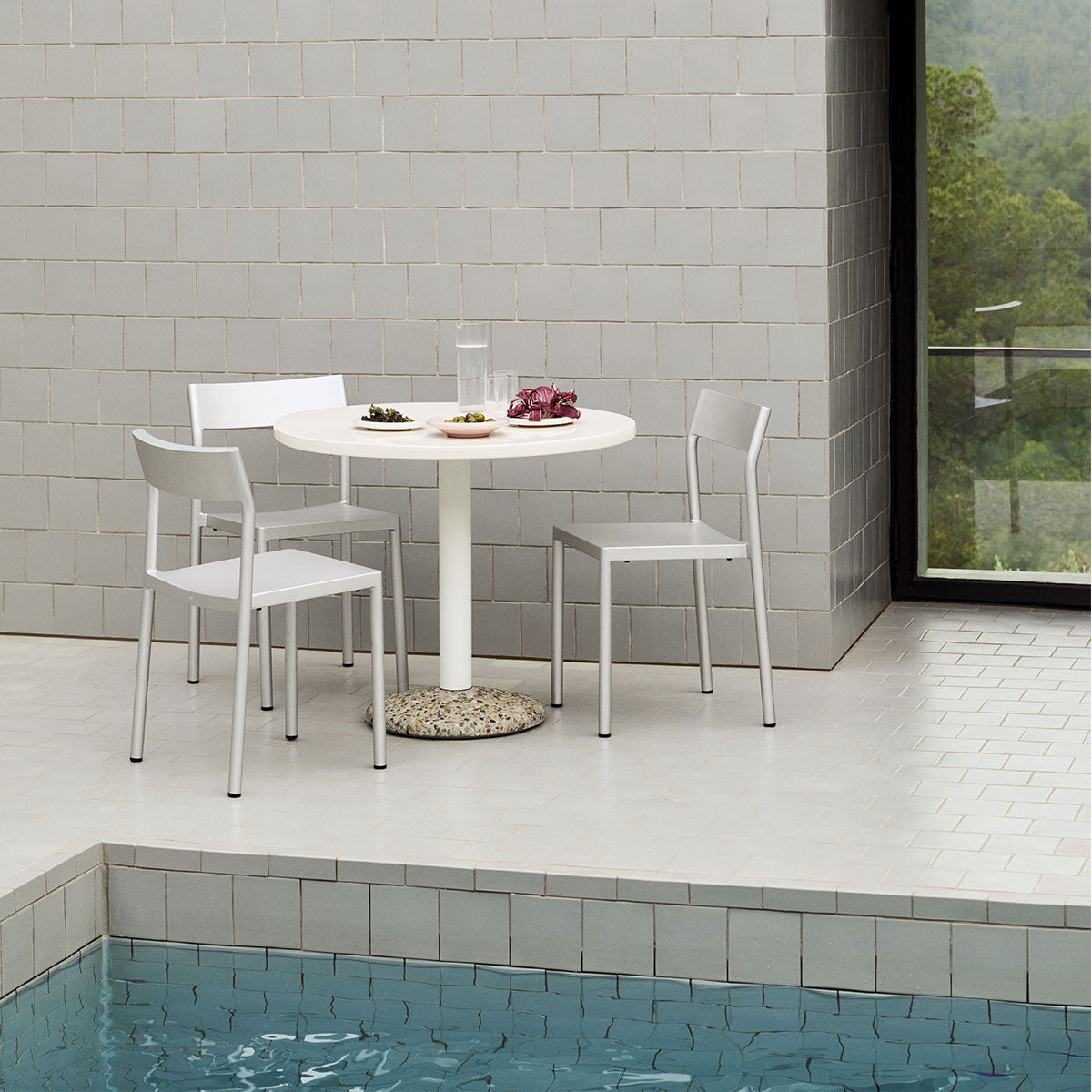 Hay - Ceramic Table Ø90 warm white - Taninihome.com