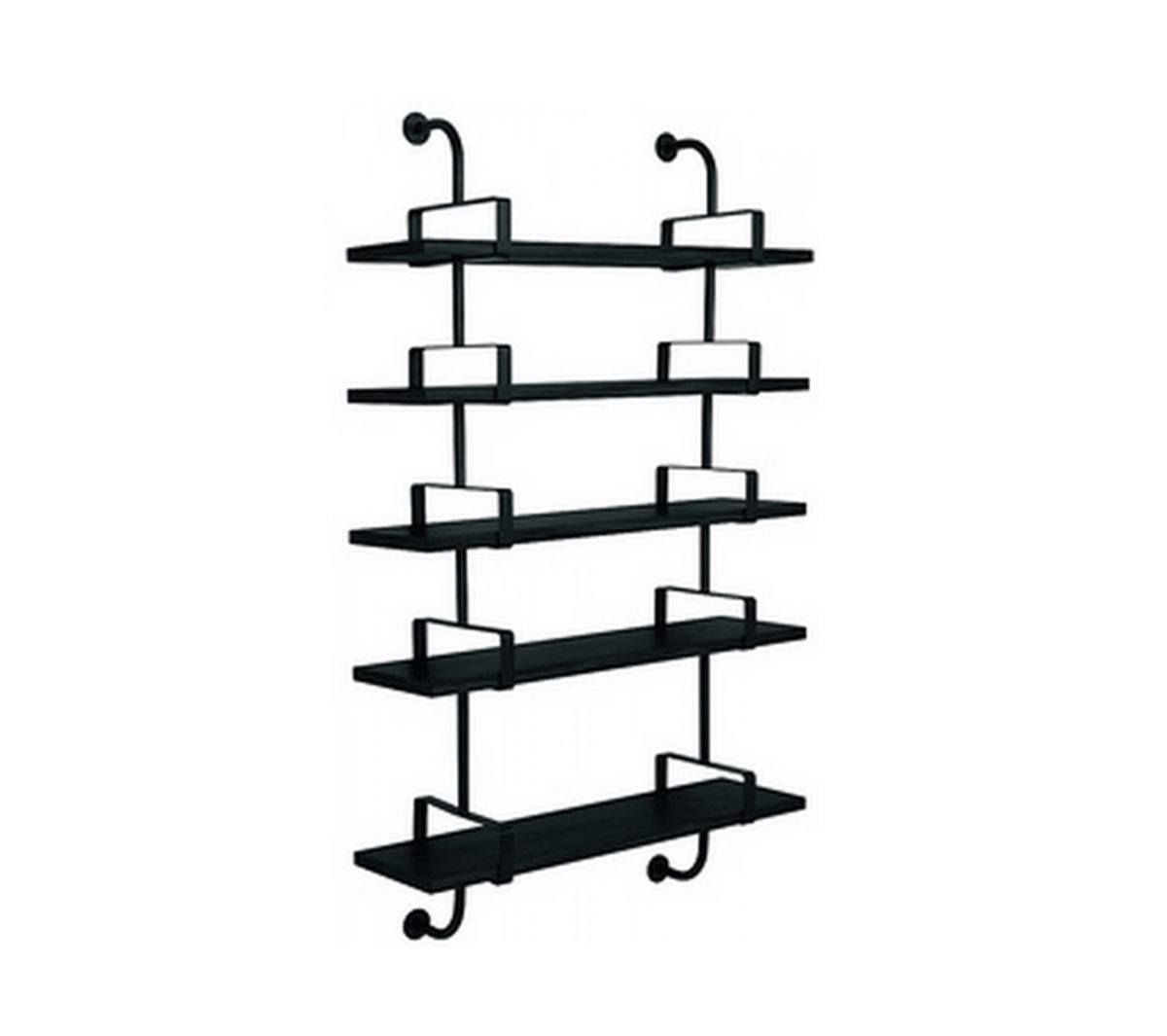 Gubi - Démon Shelf L.95 cm 5 mensole Nero - Taninihome.com