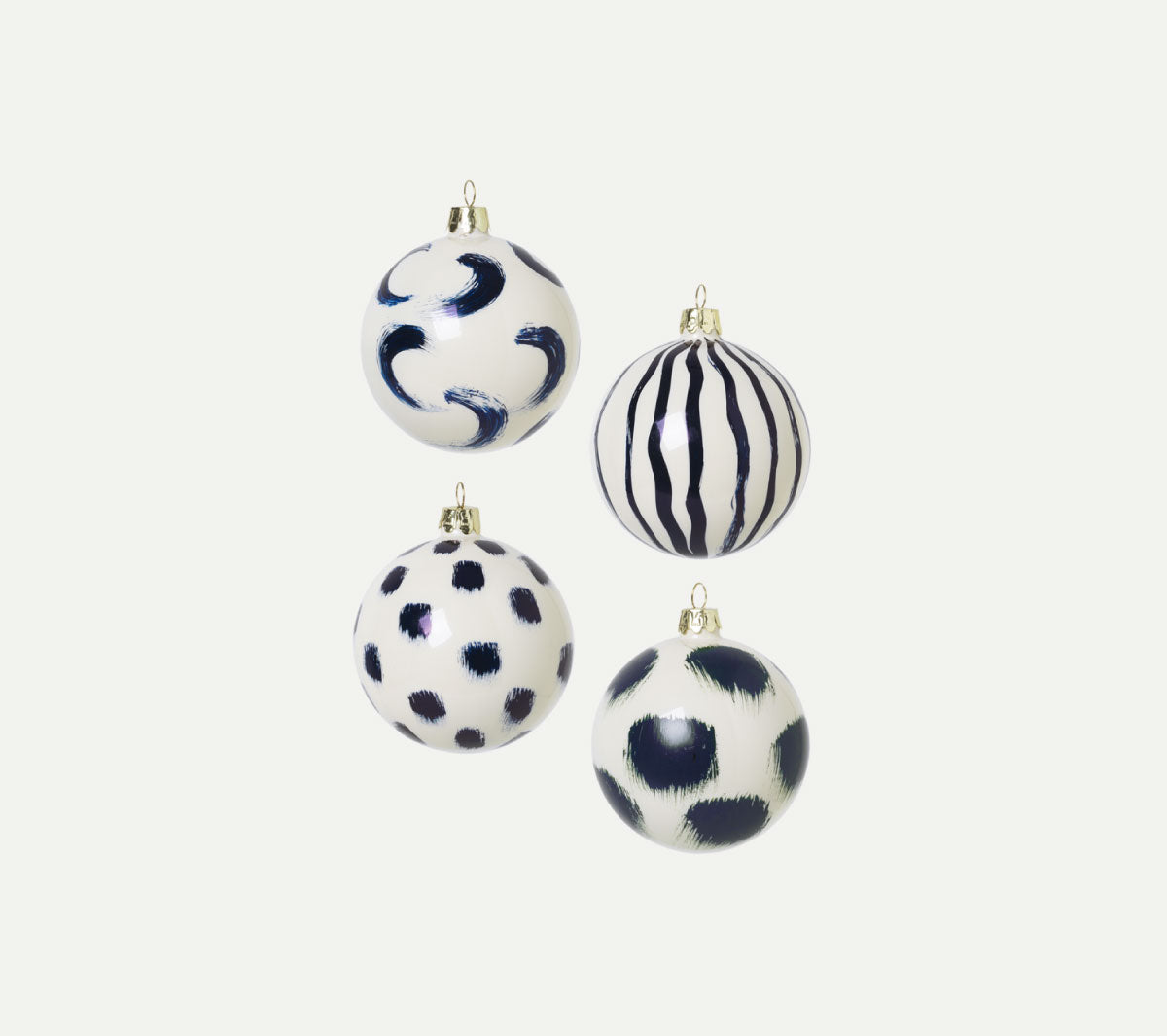  Accessori living  - Christmas Hand Painted Glass Ornaments - Taninihome.com