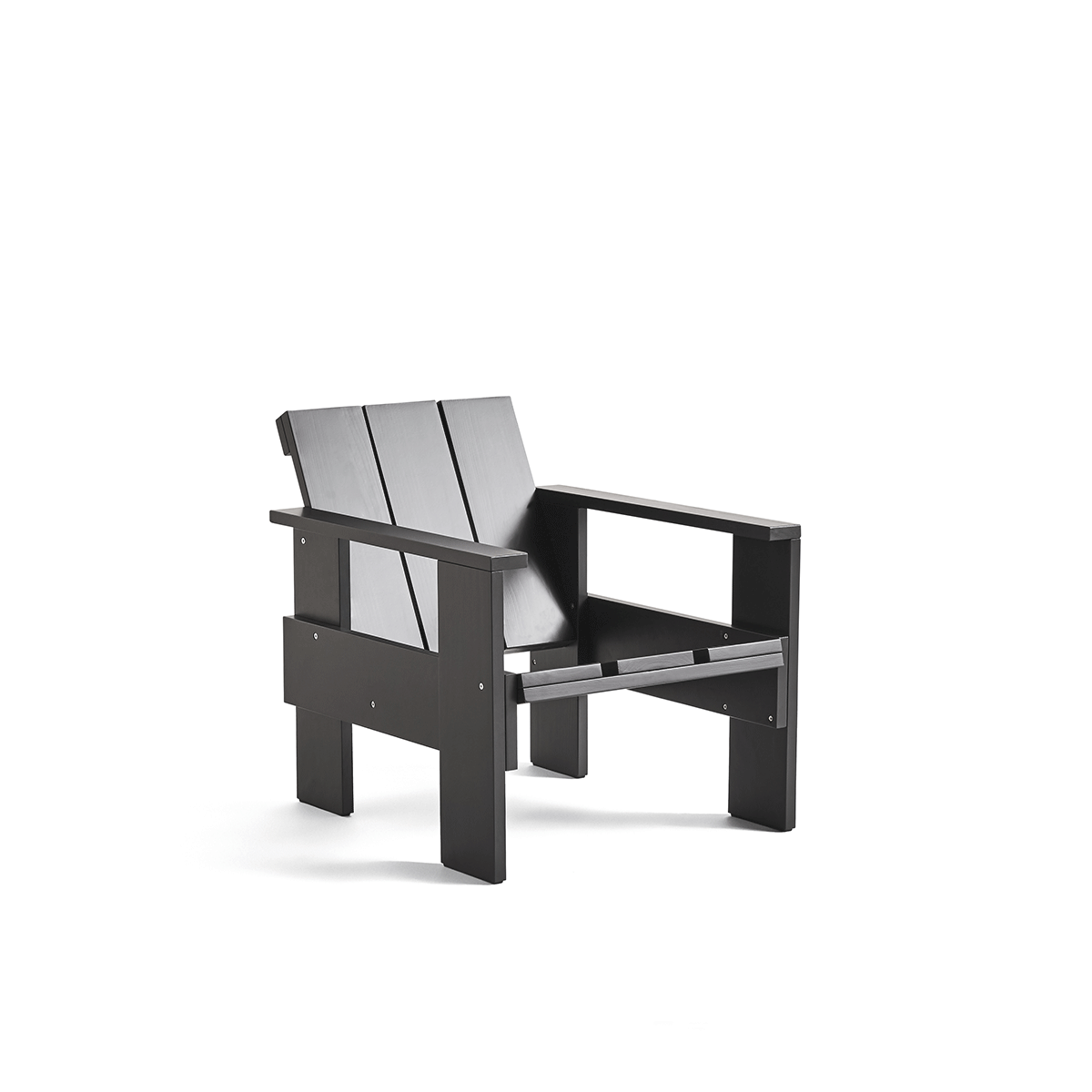 Hay - Crate Lounge Chair Nero - Taninihome.com