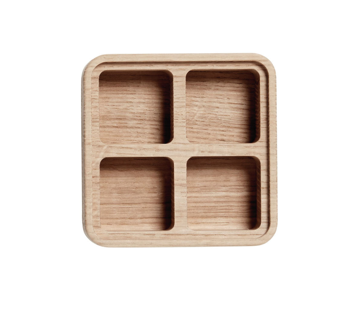  Accessori living  - Create me box 12x12 cm - 4 Comp. - Oak - Taninihome.com