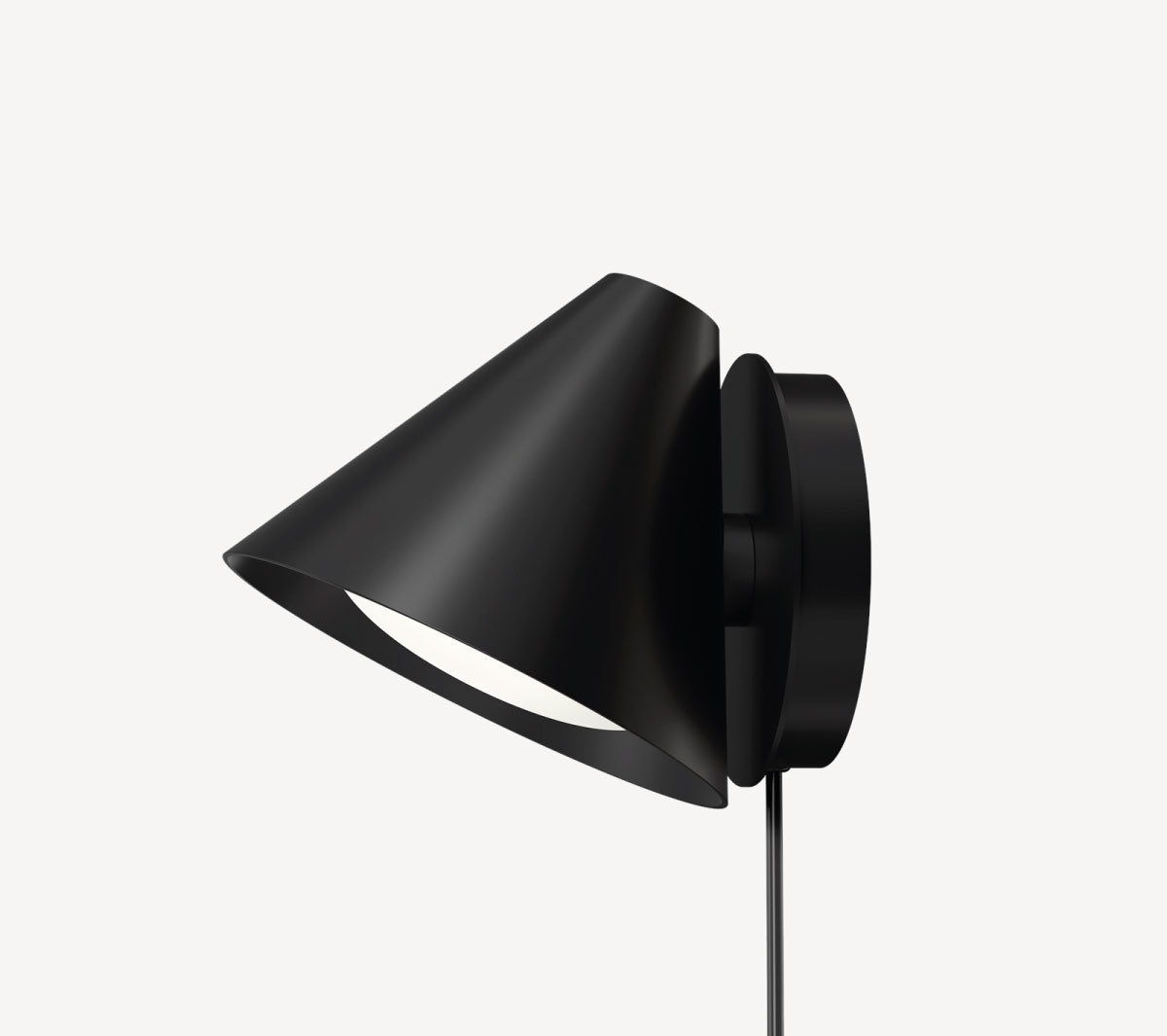 Louis Poulsen - Keglen 175 WALL D2W BLK - Taninihome.com