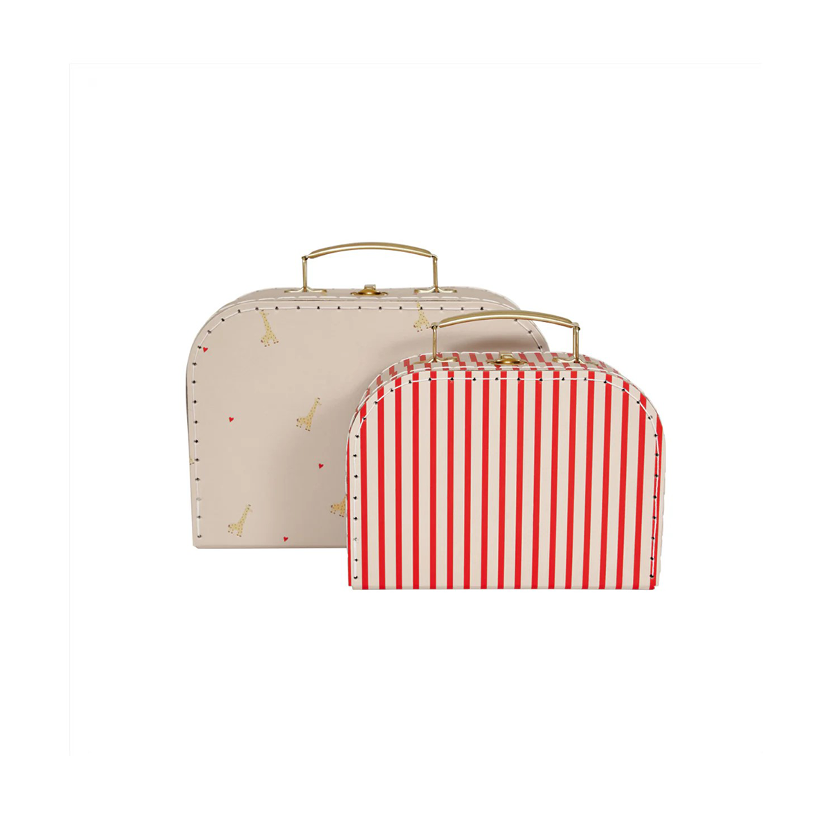 Mini Suitcase Giraffe & Stripe